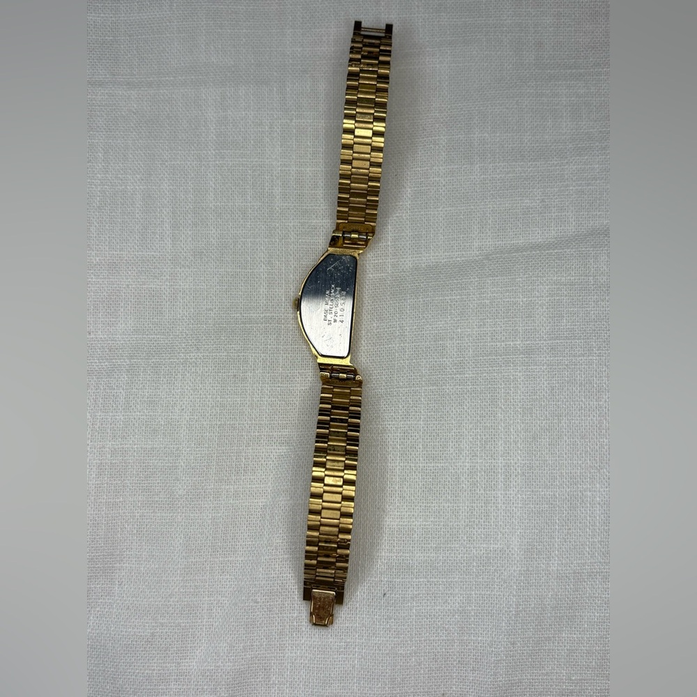 vintage gold-tone Seiko "Half Moon" or "Rivoli" watch - preowned - Picture 7 of 9